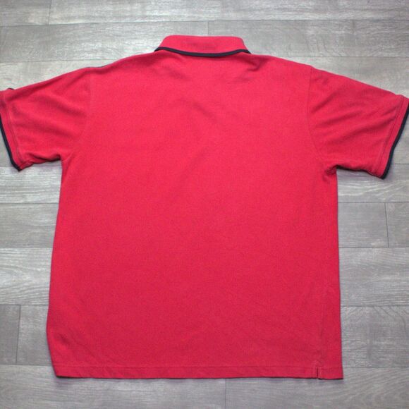 Nike Georgia Bulldogs Polo Shirt Mens L Red Golf Shirt Y2K Football - Picture 4 of 5